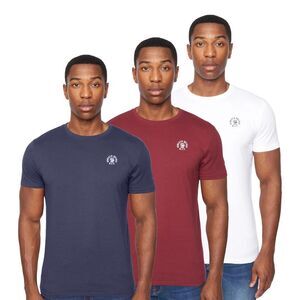 Henleys Mens Calyer T-Shirt (Pack of 3) / Multicolored